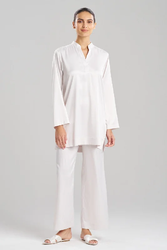 women's nightgowns with a lightweight fabric for warm climatesGlamour Mandarin Tunic Sleepshirt women's nightgowns with a lightweight fabric for warm climatesGlamour Mandarin Tunic Sleepshirt