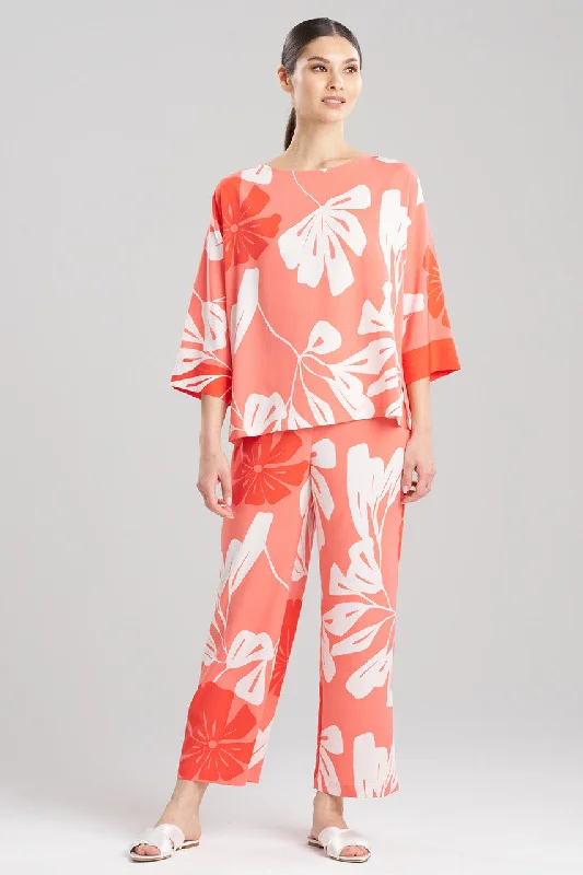women's pajama sets with a color - blocking designPalma PJ