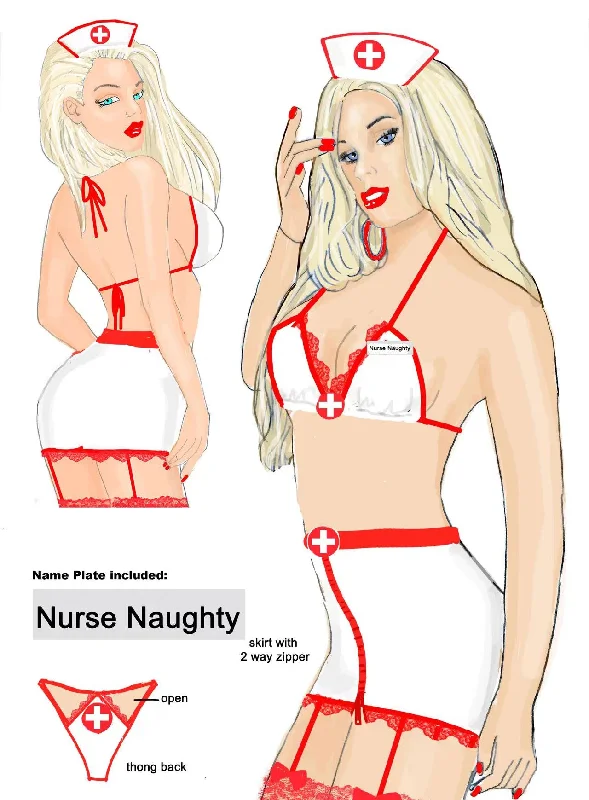 Plus Size Lace Lingerie for Women Naughty Nurse®