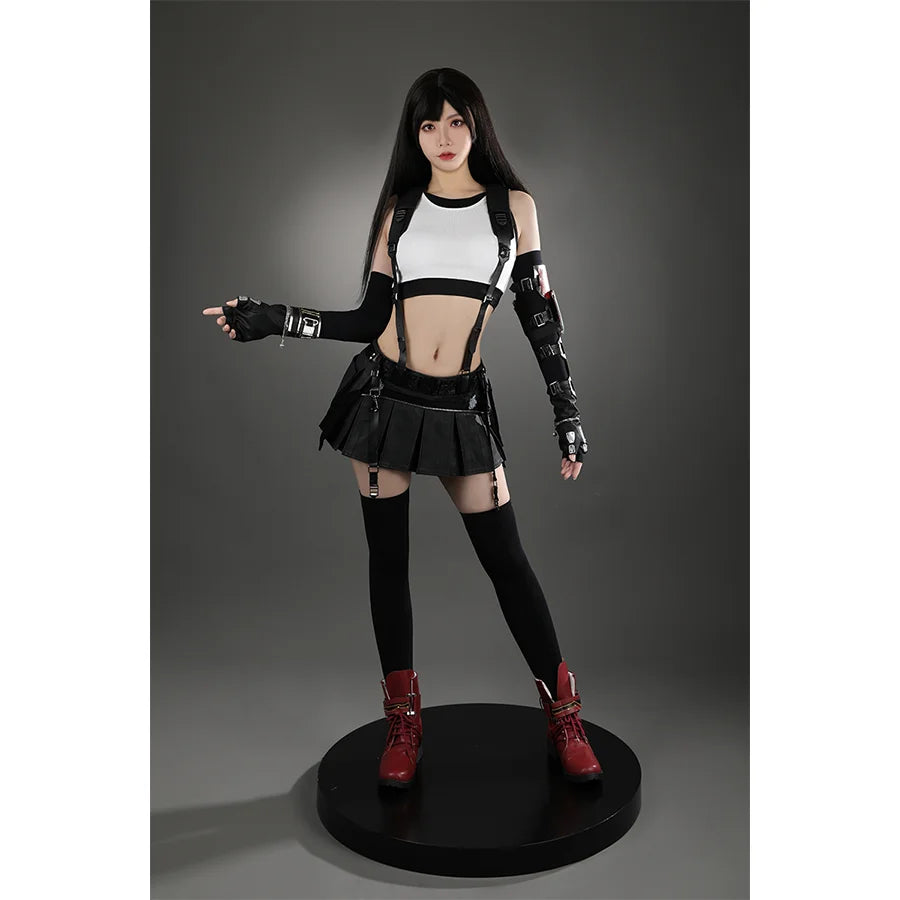 women hero cosplay costumes for consFinal Fantasy VII Rebirth FF7R Tifa Lockhart Cosplay Costume C08871