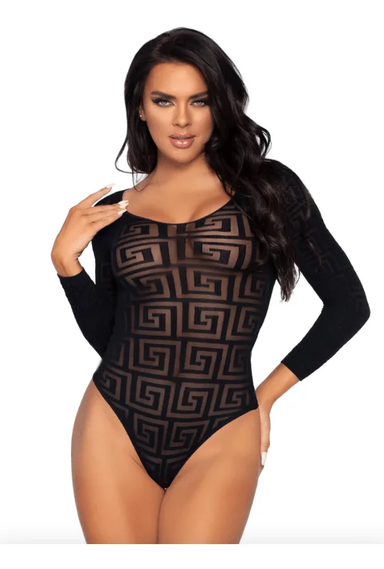 Thermal Bodysuits for Extra Warmth in WinterMosaic Opaque Bodysuit