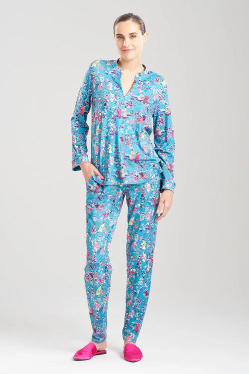 women's maternity pajama sets for expectant momsRen Mandarin PJ