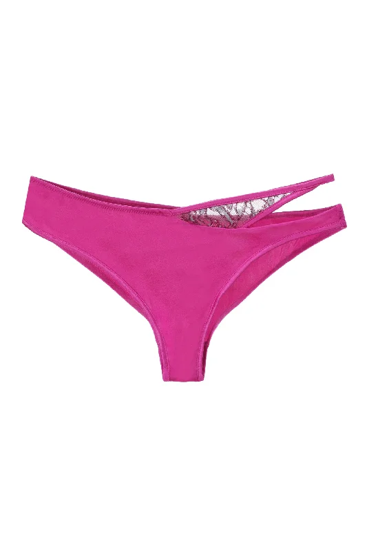 seamless women briefs for a no - show look under leggingsAsymmetrical silk brief