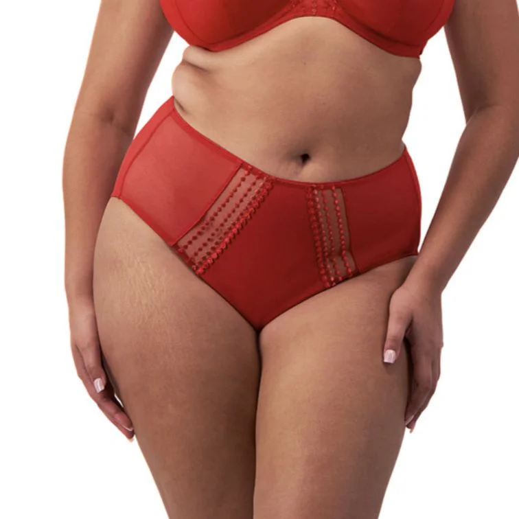 high - cut women briefs for a leg - lengthening effectElomi Matilda Full Brief in Haute Red EL8906 high - cut women briefs for a leg - lengthening effectElomi Matilda Full Brief in Haute Red EL8906