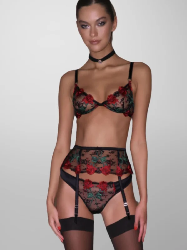 organic cotton women thongs for an eco - friendly choiceBleeding Rose Embroidery Thong organic cotton women thongs for an eco - friendly choiceBleeding Rose Embroidery Thong