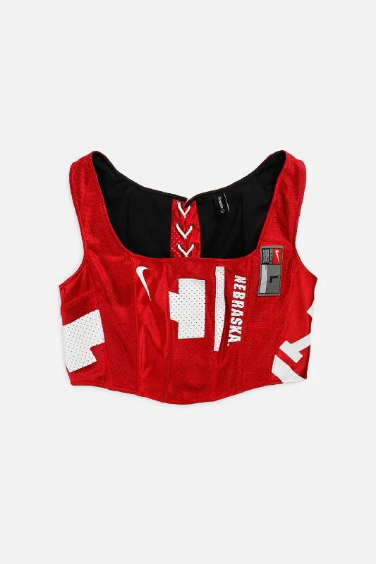Gothic women bustiers and corsets aestheticRework Nebraska Cornhuskers NCAA Corset - L Gothic women bustiers and corsets aestheticRework Nebraska Cornhuskers NCAA Corset - L