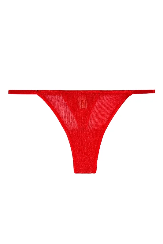seamless shape - wear women thongs for a seamless lookWildly Gold red ultra thongs