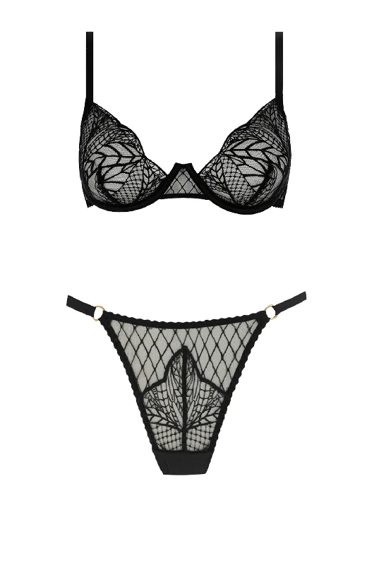 bamboo - fiber women thongs for natural antibacterial benefitsRoxy Demi Bra and Thong Set bamboo - fiber women thongs for natural antibacterial benefitsRoxy Demi Bra and Thong Set