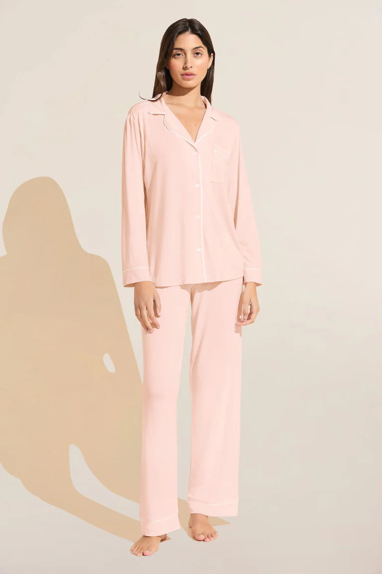 women's pajama sets made from organic materialsGisele TENCEL™ Modal Long PJ Set | Petal Pink women's pajama sets made from organic materialsGisele TENCEL™ Modal Long PJ Set | Petal Pink