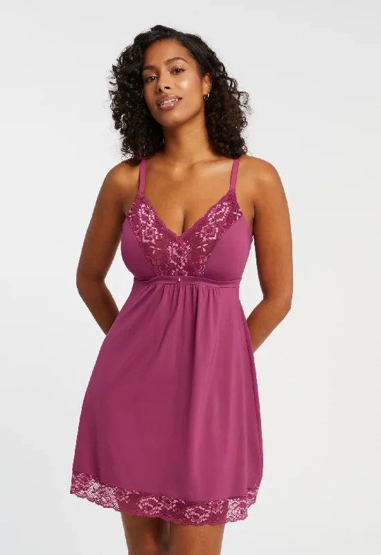 women lounge dress with a floral print for a feminine touch9394F MONTELLE FULL BUST SUPPORT CHEMISE women lounge dress with a floral print for a feminine touch9394F MONTELLE FULL BUST SUPPORT CHEMISE