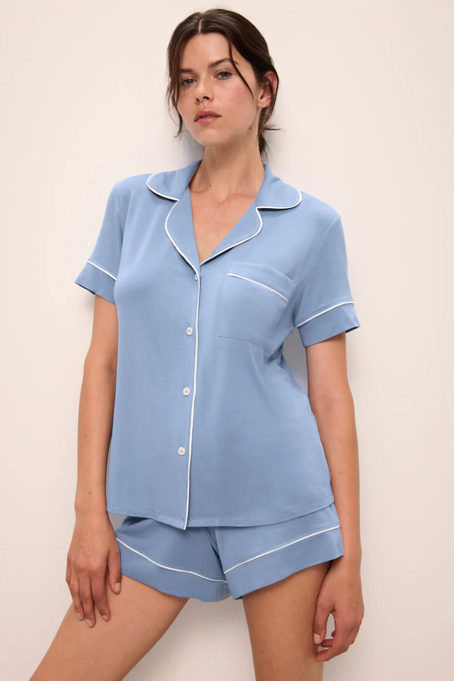 women's pajama sets with a novelty character printGisele TENCEL™ Modal Relaxed Short PJ Set | Wedgewood women's pajama sets with a novelty character printGisele TENCEL™ Modal Relaxed Short PJ Set | Wedgewood