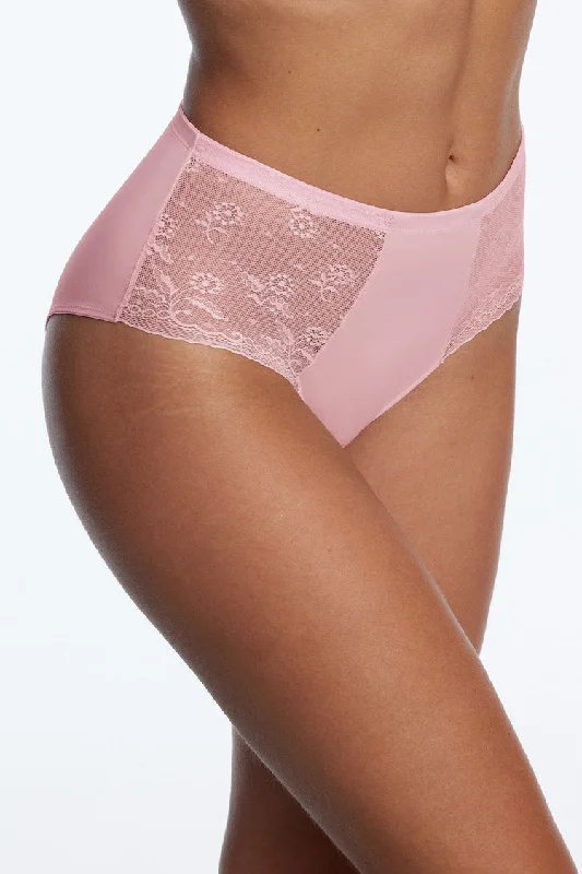 seamless convertible women briefs for versatile stylingLacy High Rise Brief - Lilac