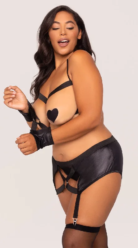 Women's Lingerie with Matching Robes Plus Size Why Hold Back Bralette Set