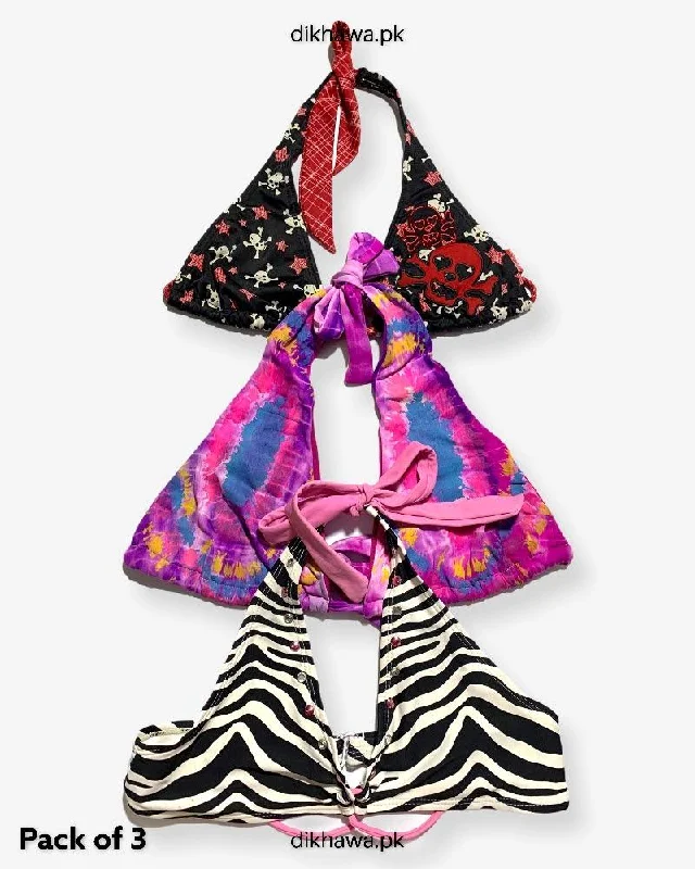 convertible women bikini briefs with removable strapsPack Of 3 Stocklot Bikini Top Swimwear | Bikini Top Bundle | Imported Stock Branded Bikini Top convertible women bikini briefs with removable strapsPack Of 3 Stocklot Bikini Top Swimwear | Bikini Top Bundle | Imported Stock Branded Bikini Top