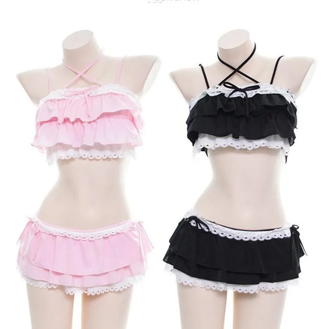 designer women bikini briefs with unique designsRuffled Princess Bikini