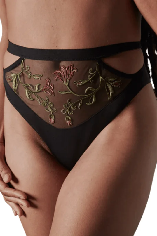 silk - lined women briefs for a touch of luxuryLivia Brief - Black