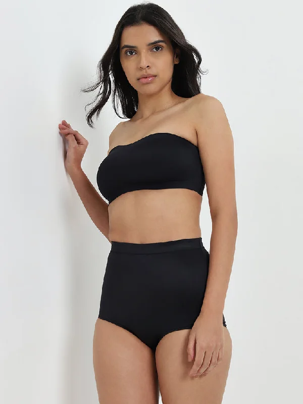 seamless thermal women briefs for added warmthWunderlove Black High-Rise Shaping Brief seamless thermal women briefs for added warmthWunderlove Black High-Rise Shaping Brief
