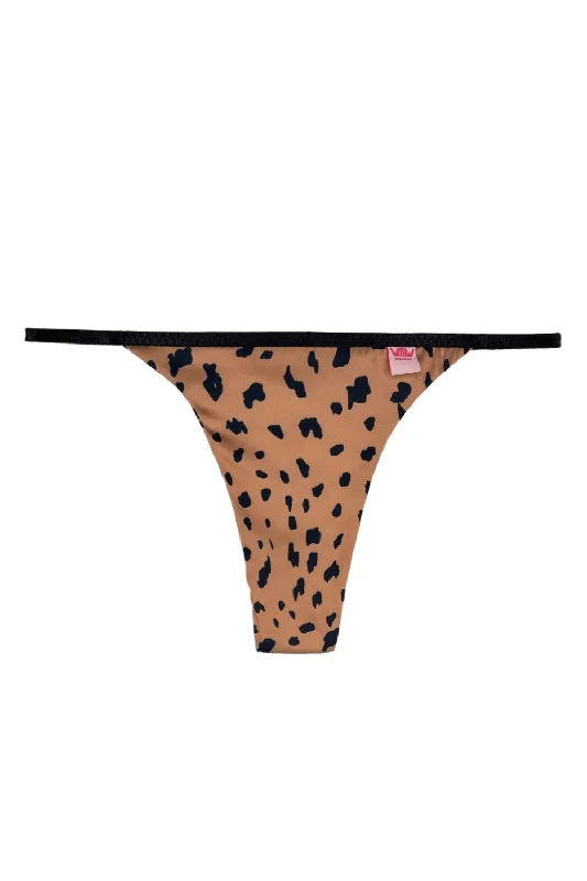 anti - chafing women thongs for long - distance runnersLolita Gold leo thongs