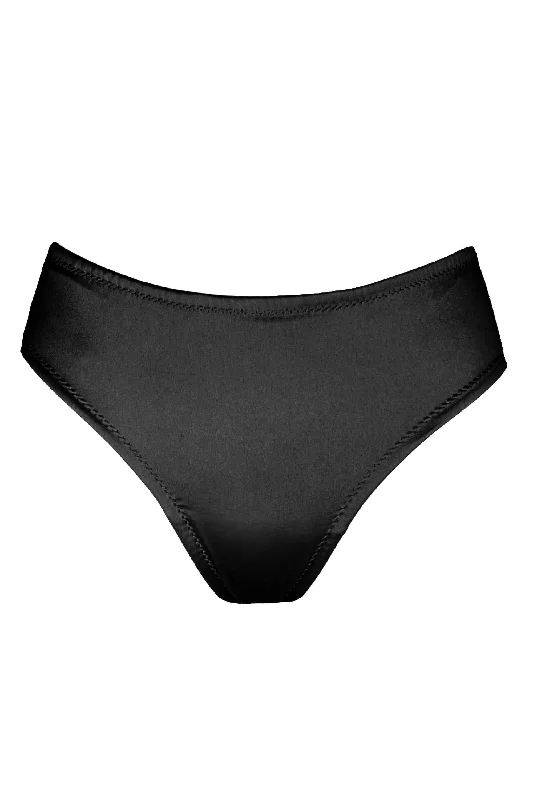quick - drying women thongs for water sports enthusiastsGenevieve Black high-waisted thongs quick - drying women thongs for water sports enthusiastsGenevieve Black high-waisted thongs