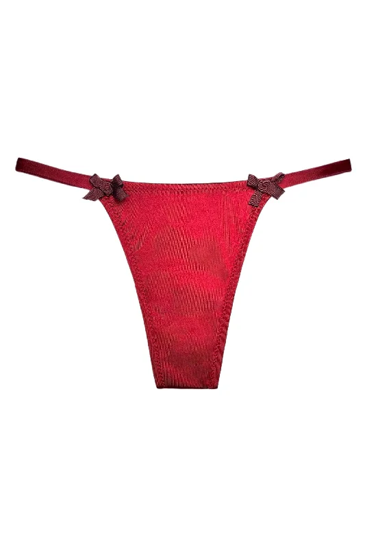 push - up women thongs for enhancing hip curvesValessa Gloss Rouge thongs