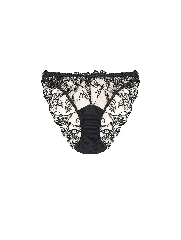 seamless push - up women briefs for a natural liftAudrey Embroidered Brief