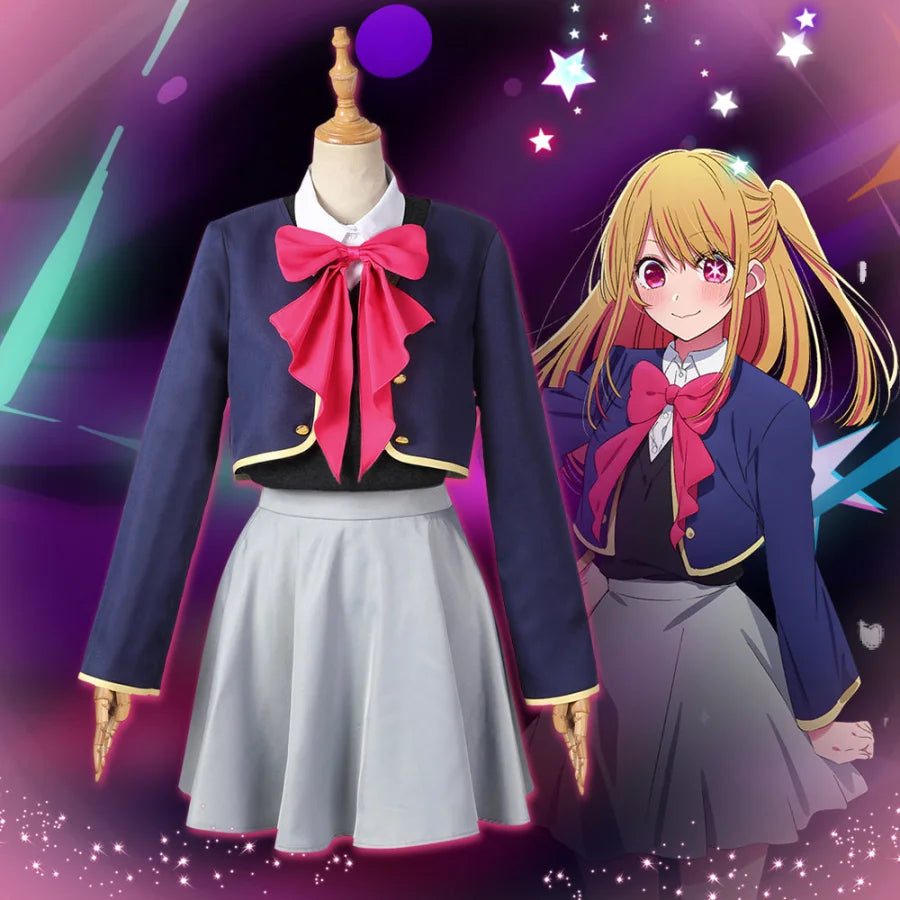 women custom - made cosplay costumesOshi no Ko Hoshino Rubii Cosplay Costume C07653E women custom - made cosplay costumesOshi no Ko Hoshino Rubii Cosplay Costume C07653E