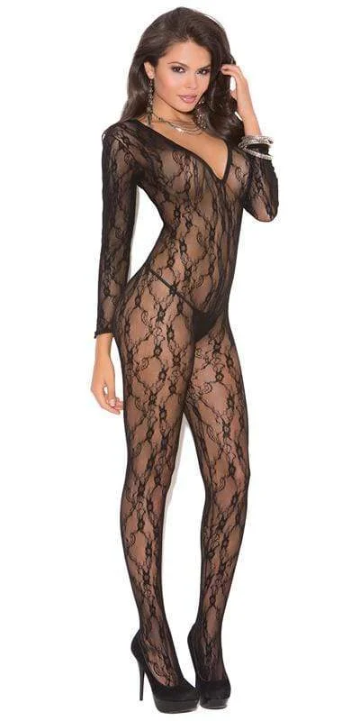see through women sexy lingerie stylesSexy Blow Black Long Sleeve Deep V Plunge Bodystocking see through women sexy lingerie stylesSexy Blow Black Long Sleeve Deep V Plunge Bodystocking