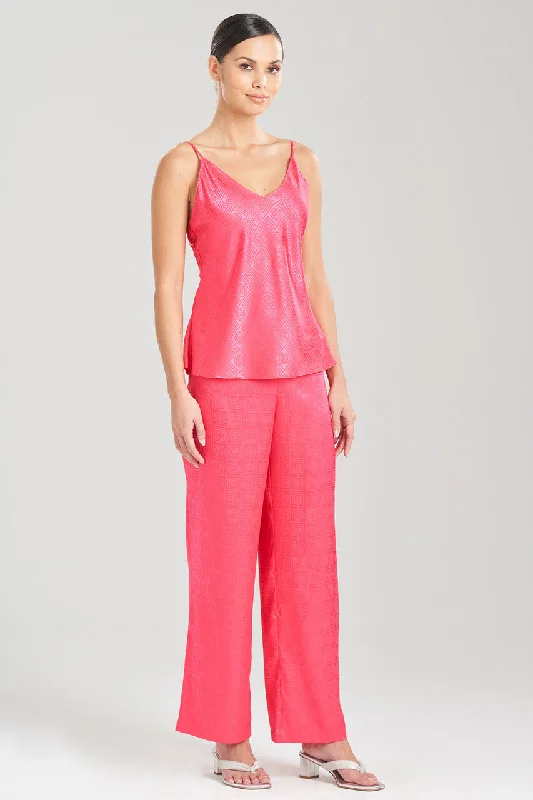 women's pajama sets with a crew - neck topInfinity Jacquard Cami PJ