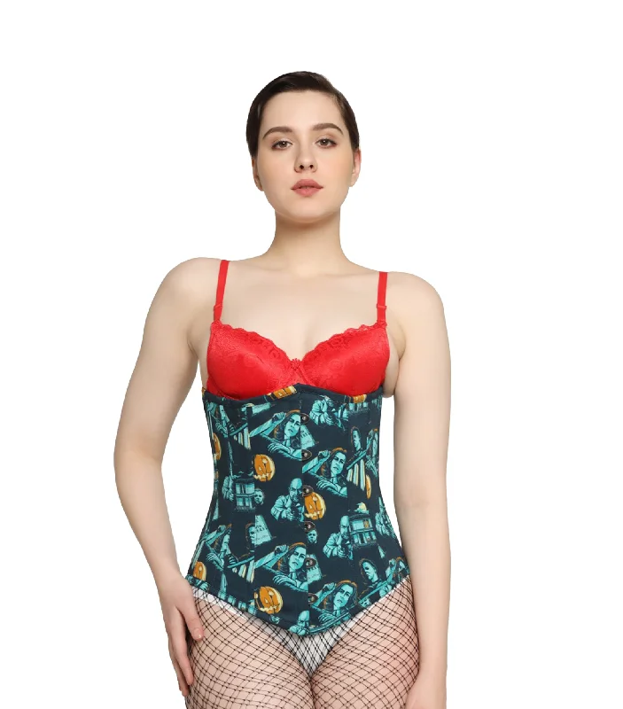 cheap women bustiers and corsets onlineChevron printed waist reducing longlined underbust corset cheap women bustiers and corsets onlineChevron printed waist reducing longlined underbust corset