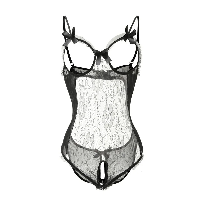 Women's Everyday Wear Lingerie Hot Women Open Bra Open Crotch