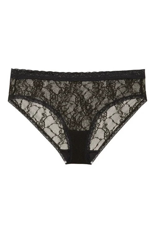 high - cut women briefs for a leg - lengthening effectBliss Allure One-Size Lace Girl Brief