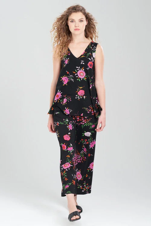 women's pajama sets for a romantic night inButterfly Garden Tank PJ