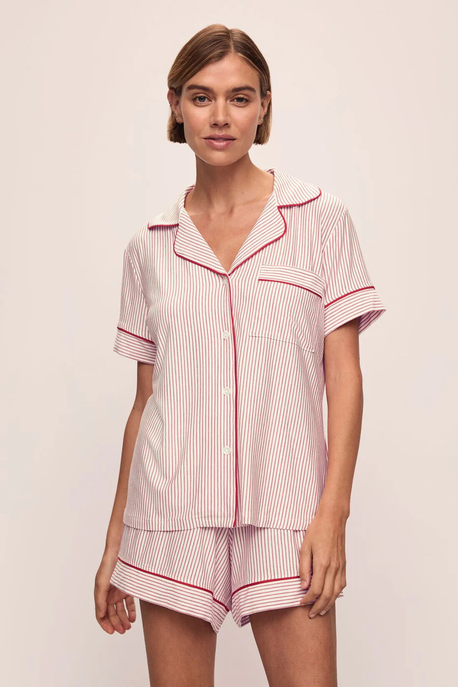 women's pajama sets with a color - blocking designGisele TENCEL™ Modal Relaxed Short PJ Set | Limited Edition women's pajama sets with a color - blocking designGisele TENCEL™ Modal Relaxed Short PJ Set | Limited Edition