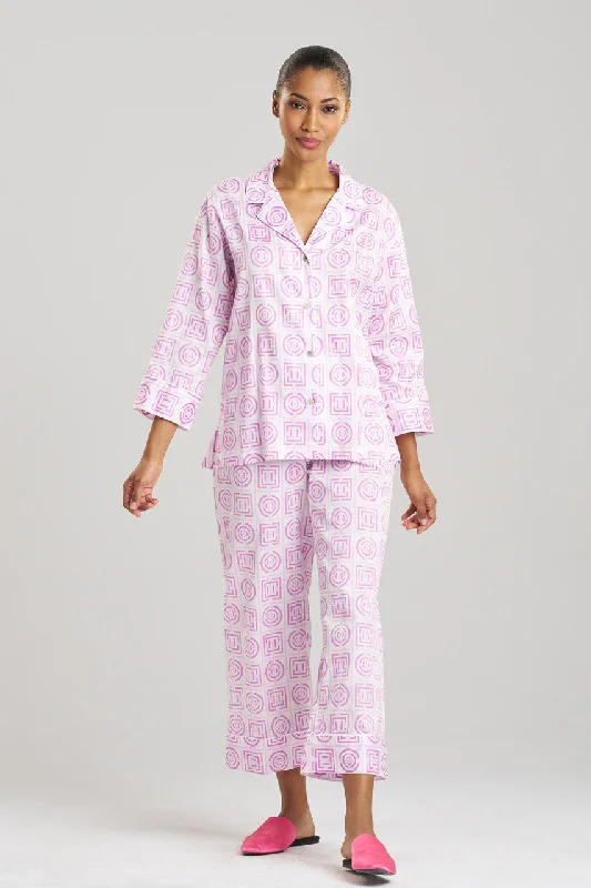 women's maternity pajama sets for expectant momsInfinity Cotton Sateen Notch PJ