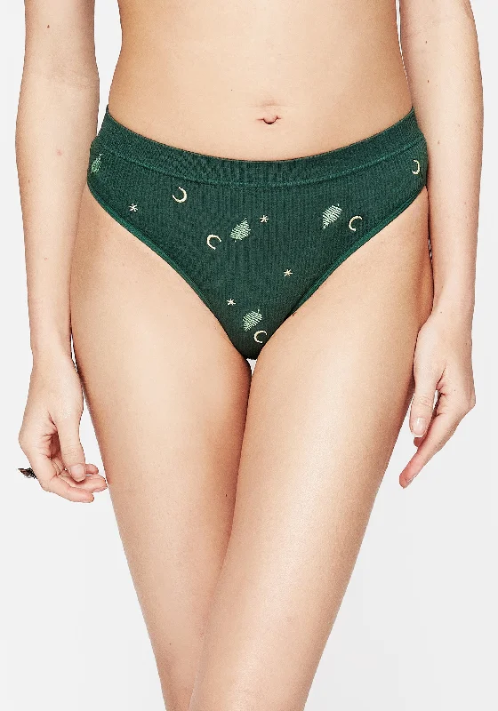 convertible women briefs that can be worn as shortsDianne Fern Embroidered Briefs