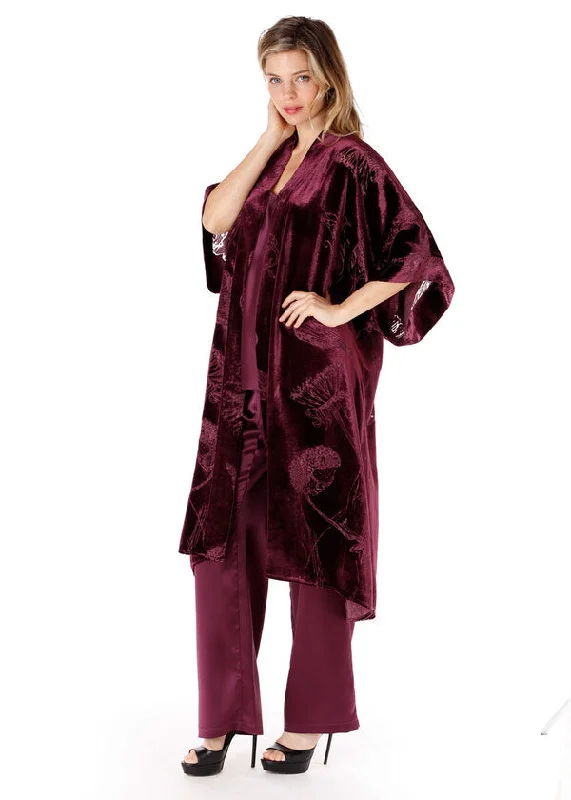 women robes with a sheer panel for a touch of allureChristine Faberge Velvet & Silk Charmeuse Robe - 8101 women robes with a sheer panel for a touch of allureChristine Faberge Velvet & Silk Charmeuse Robe - 8101