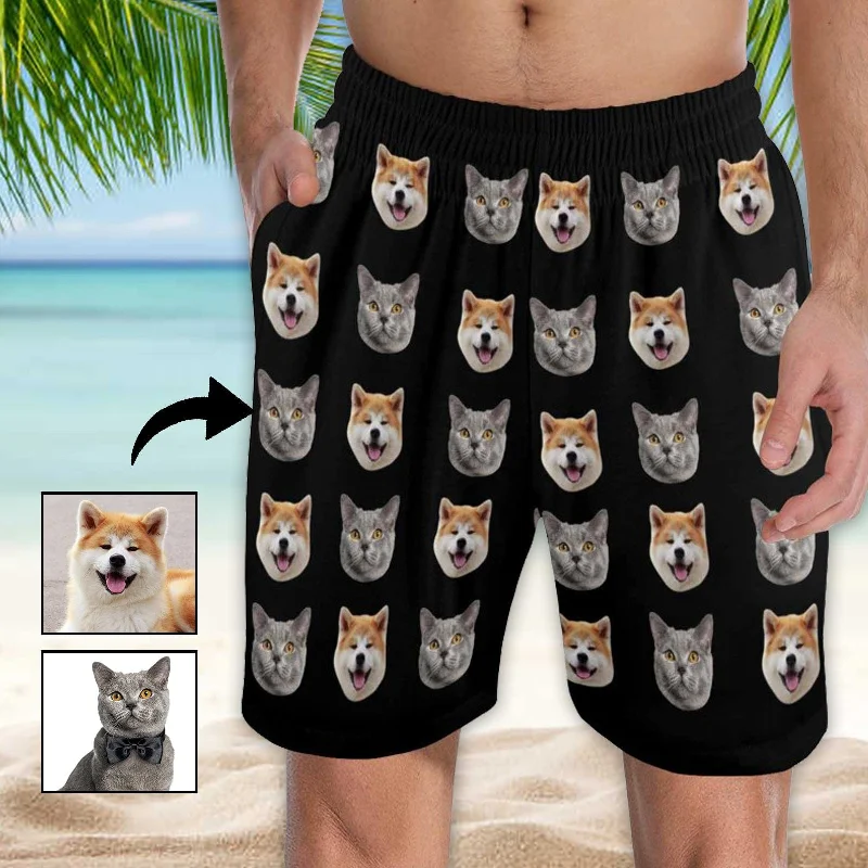 women's nightgowns for a beach vacationCustom Face Men's Pajama Shorts Personalized Pet Sleepwear Shorts women's nightgowns for a beach vacationCustom Face Men's Pajama Shorts Personalized Pet Sleepwear Shorts