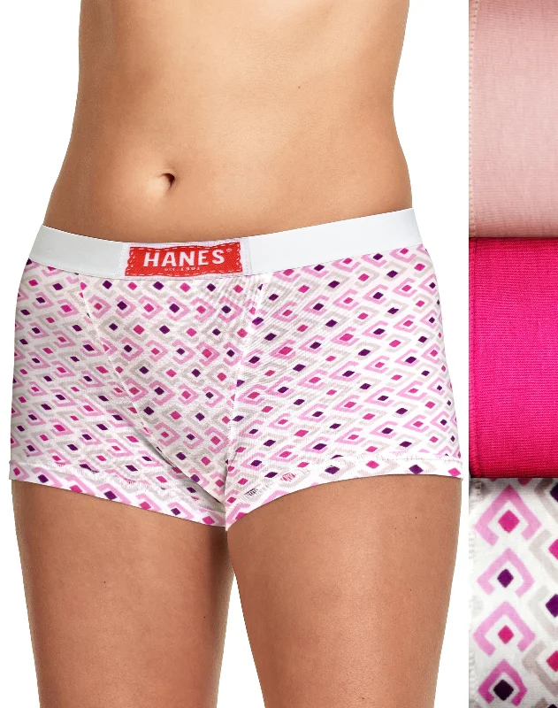 Fuchsia/Pink Geo Stripe Print