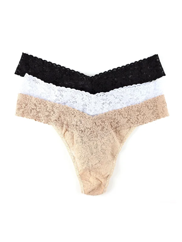 seamless adjustable - strap women thongs for a perfect fit3 Pack Plus Size Original Rise Thongs seamless adjustable - strap women thongs for a perfect fit3 Pack Plus Size Original Rise Thongs