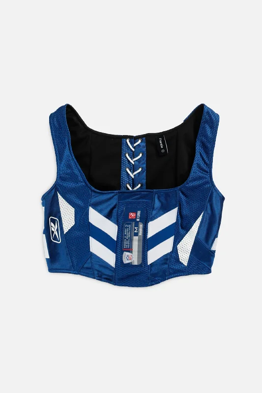 short women bustiers and corsetsRework Indianapolis Colts NFL Corset - S