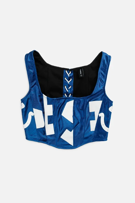 custom fit women bustiers and corsetsRework Indianapolis Colts NFL Corset - S