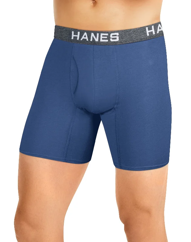 seamless anti - chafing women briefs for friction - free movementHanes Mens Ultimate Comfort Flex Fit Breathable Cotton Boxer Briefs 3-Pack