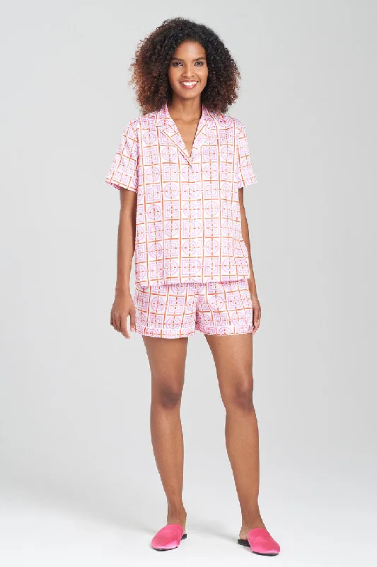 women's pull - on pajama sets for hassle - free dressingInfinity Cotton Sateen PJ