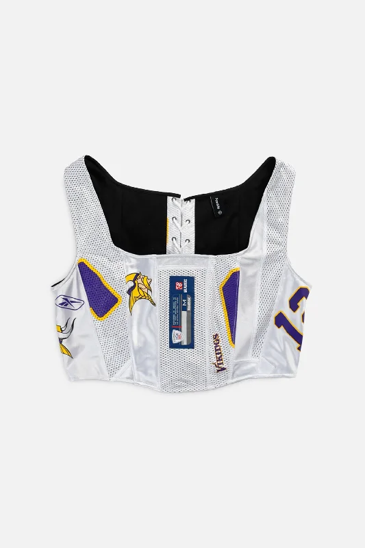 workout women bustiers and corsets supportRework Minnesota Vikings NFL Corset - XL