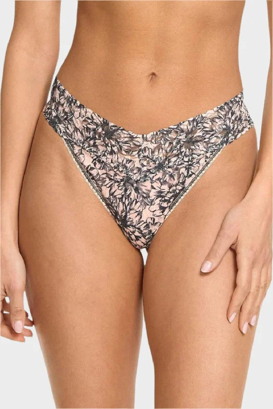 high - cut women thongs for a leg - lengthening illusionOutline Original Rise Thong