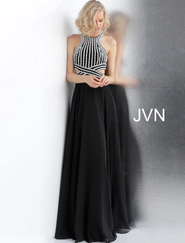 women sexy dresses with brooch accentsJovani 62472 Long Prom Dress
