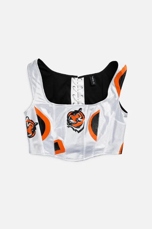 underbust corsets for women fashionRework Cincinnati Bengals NFL Corset - M
