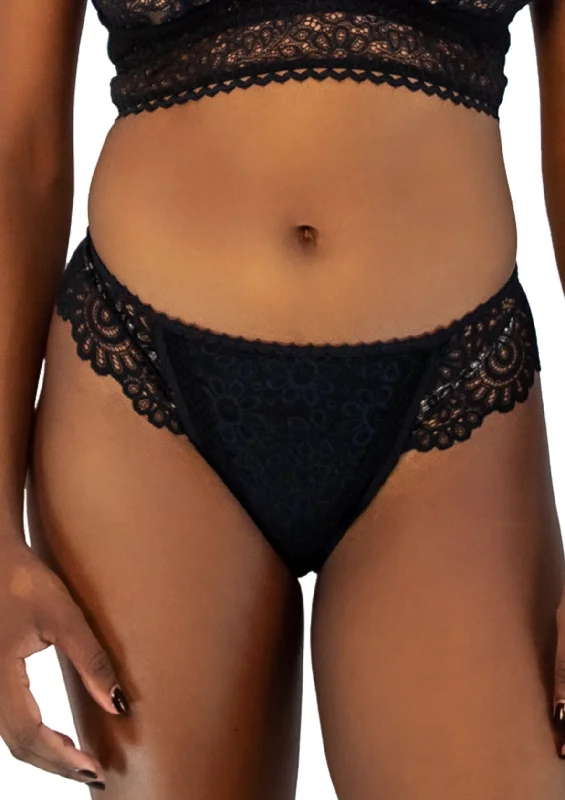 seamless wireless women thongs for a carefree fitUp All Night Lace Thong
