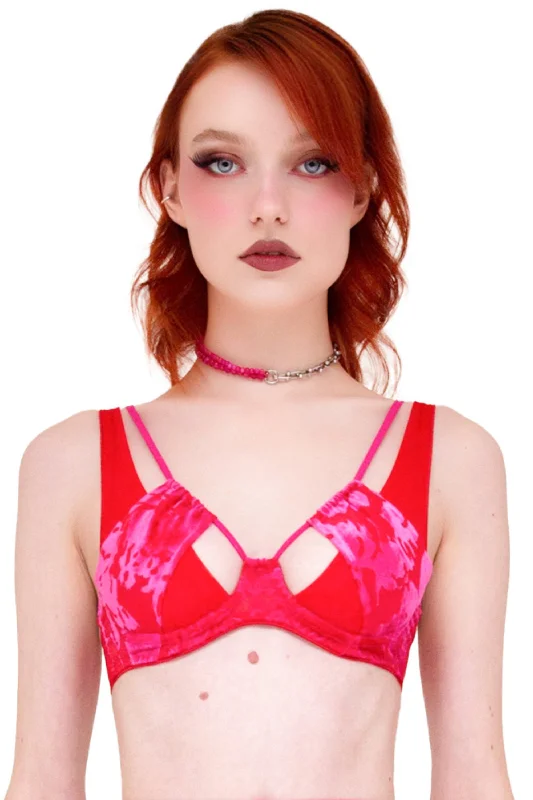 Women's Thermal Lingerie for Cold Weather Velvet Bloom choker