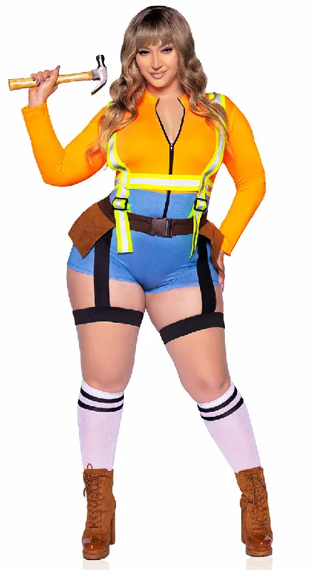 women cosplay costumes inspired by novelsPlus Size Sexy Construction Worker Costume